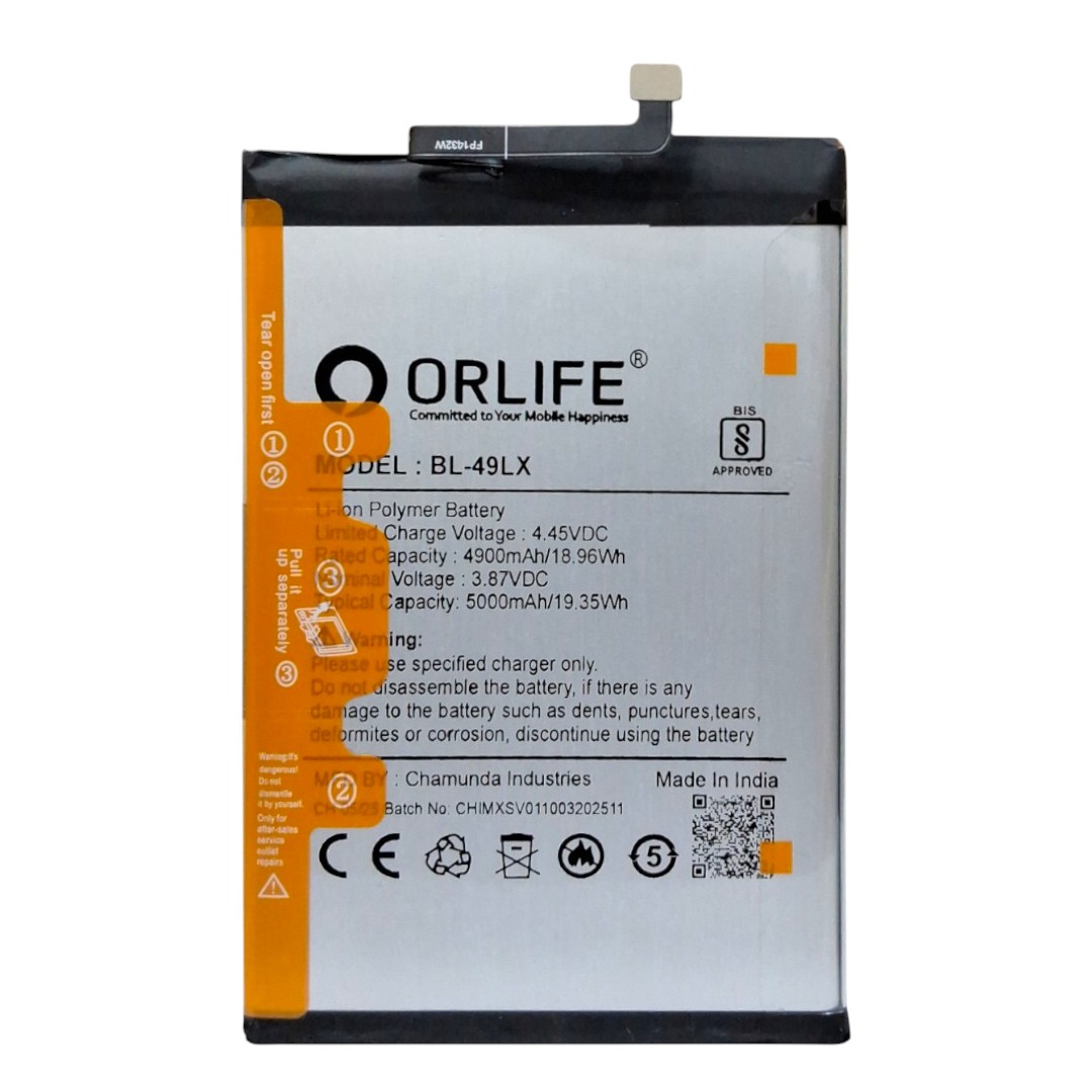 Orlife Infinix Hot 12 Battery