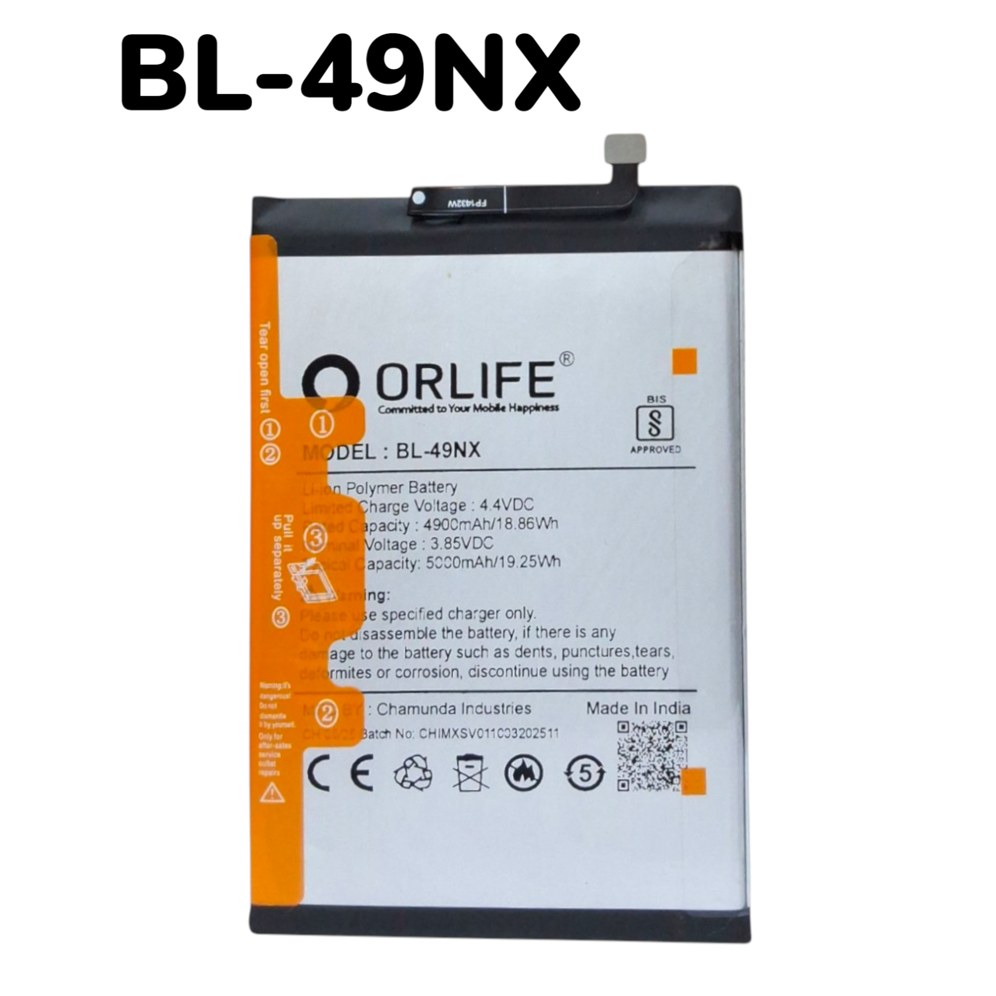 Orlife Infinix Smart 7/8 Battery